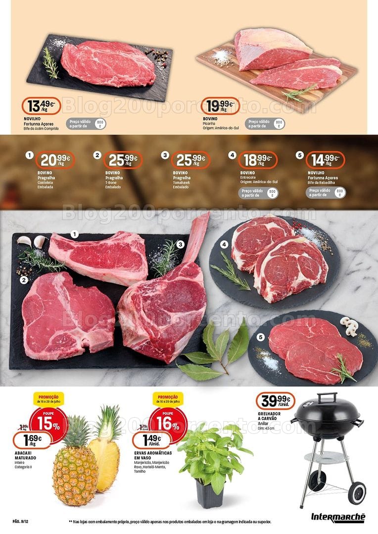 Antevisão Folheto INTERMARCHÉ Especial Churrascos Promoções de 16 a 29 julho